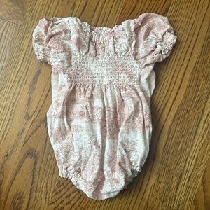 Floral Smocked Bubbles Romper